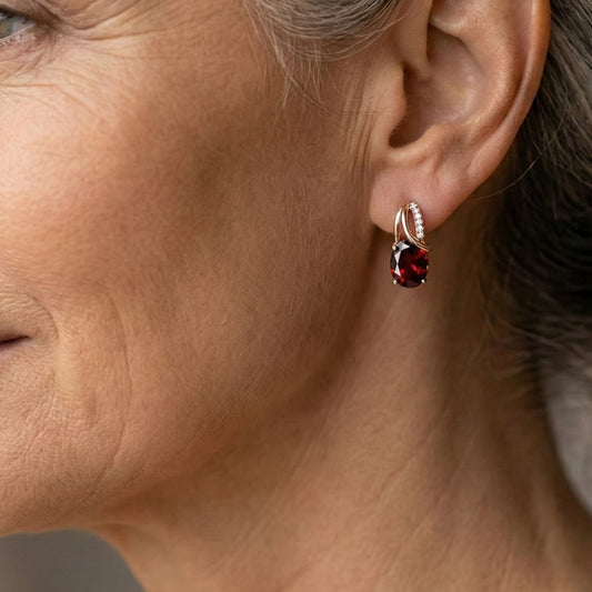 Boucles d'oreilles Veressa Ruberine
