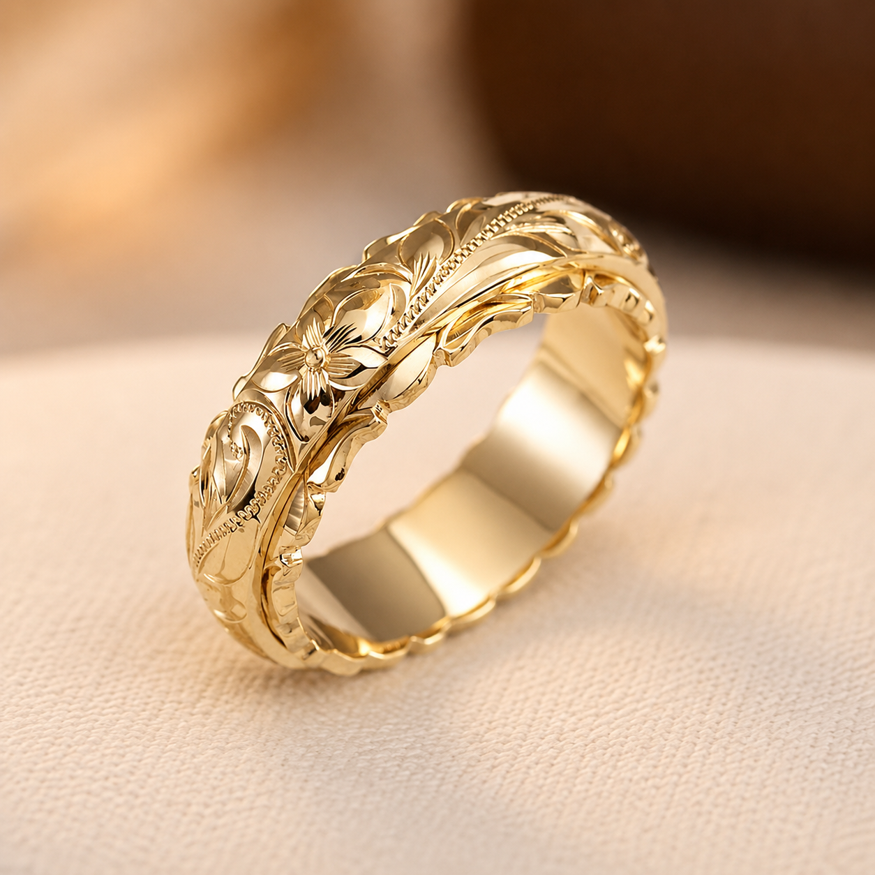 Bague fleur en or ancien | Or