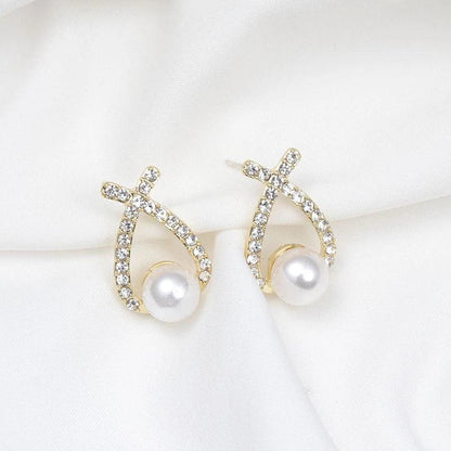 Boucles d'oreilles à perles pailletées