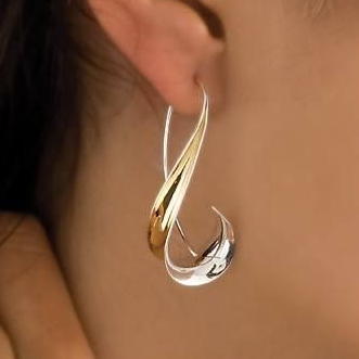 Élodie™ | Boucles d'oreilles vintage en or