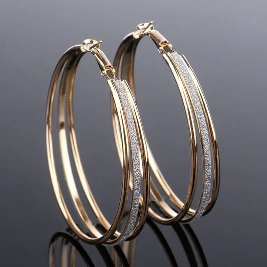 Aurielle™ | Boucles d'oreilles vintage plaqué or scintillantes