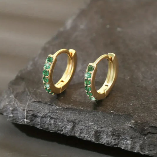 Boucles d'oreilles pendantes en or inspiration littorale